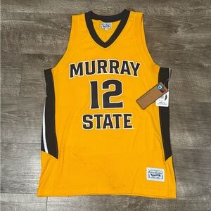 Murray State Racers Ja Morant #12 Original Retro Brand Gold NCAA Alumni Jersey M